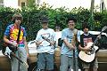 Band in the driveway